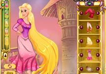 Vestir a Rapunzel en la torre